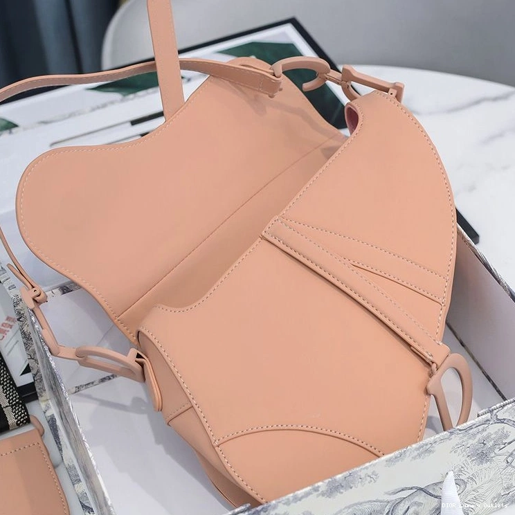 Cheap Bag Saddle Dior Ultramatte Calfskin Pink 0725 Luxury